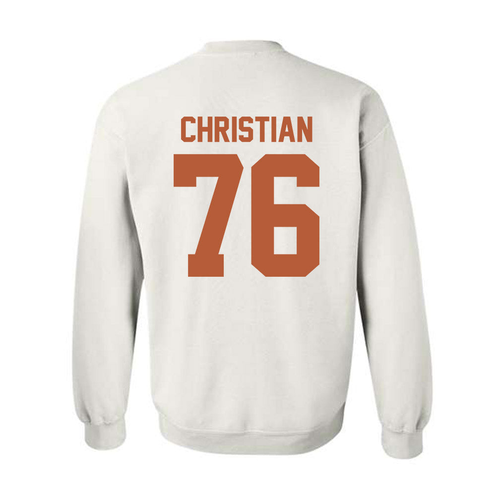 Texas - NCAA Football : Jackson Christian - Classic Shersey Crewneck Sweatshirt-1