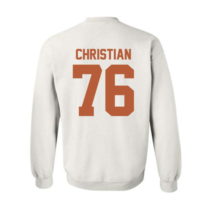 Texas - NCAA Football : Jackson Christian - Classic Shersey Crewneck Sweatshirt-1