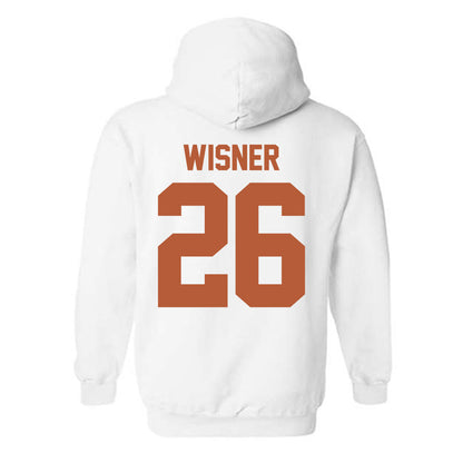 Texas - NCAA Football : Quintrevion Wisner - Classic Shersey Hooded Sweatshirt