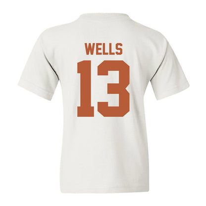 Texas - NCAA Softball : Hannah Wells - Classic Shersey Youth T-Shirt-1