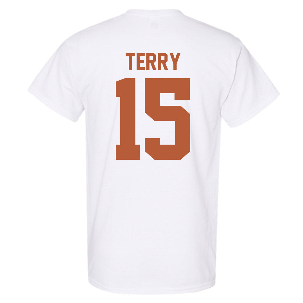Texas - NCAA Football : Justus Terry - Classic Shersey T-Shirt-1