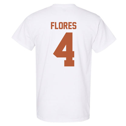 Texas - NCAA Baseball : Jason Flores - Classic Shersey T-Shirt-1