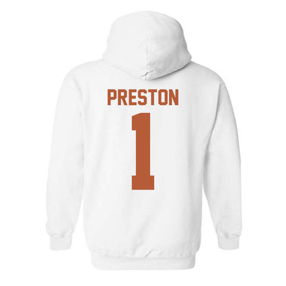 Texas - NCAA Women's Basketball : Bryanna Preston - Classic Shersey Hooded Sweatshirt-1
