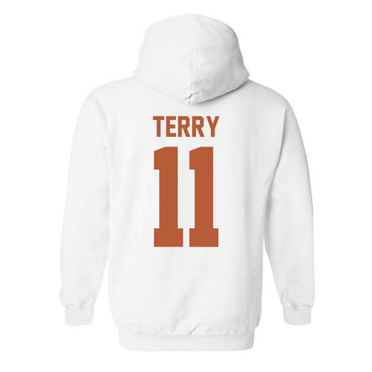 Texas - NCAA Football : Michael Terry - Classic Shersey Hooded Sweatshirt-1