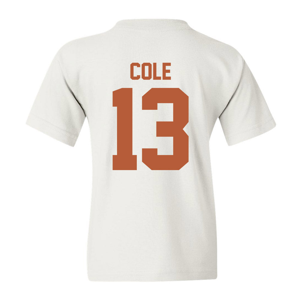 Texas - NCAA Football : Jay'Vion Cole - Youth T-Shirt