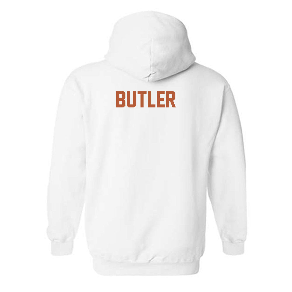 Texas - NCAA Men's Track & Field : Xavier Butler - Classic Shersey Hooded Sweatshirt-1