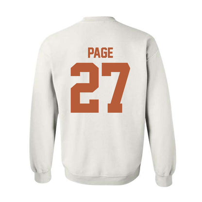 Texas - NCAA Football : Colin Page - Classic Shersey Crewneck Sweatshirt