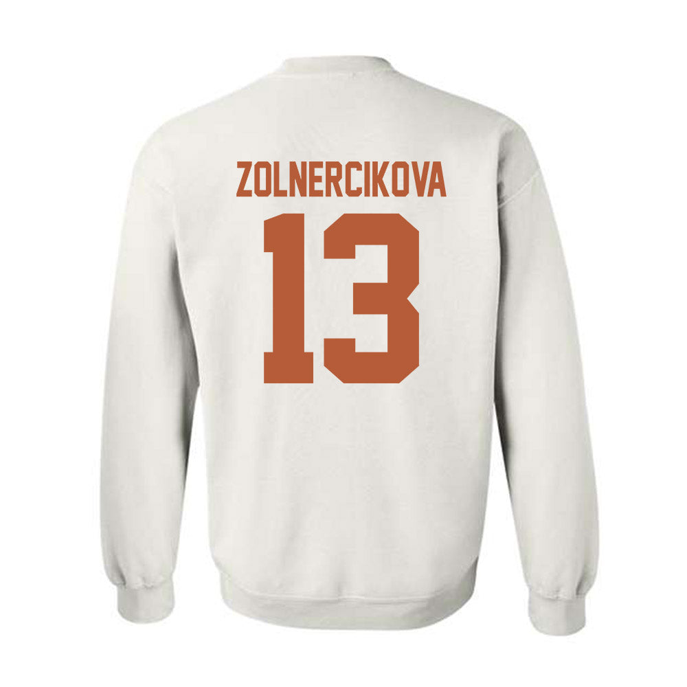 Texas - NCAA Beach Volleyball : Karin Zolnercikova - Classic Shersey Crewneck Sweatshirt-1
