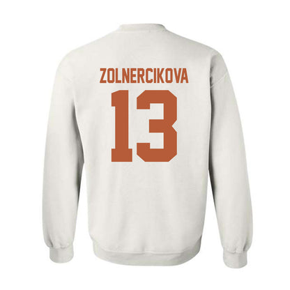 Texas - NCAA Beach Volleyball : Karin Zolnercikova - Classic Shersey Crewneck Sweatshirt-1
