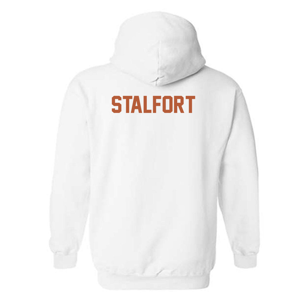 Texas - NCAA Women's Swimming & Diving : Amanda Stalfort - Classic Shersey Hooded Sweatshirt-1