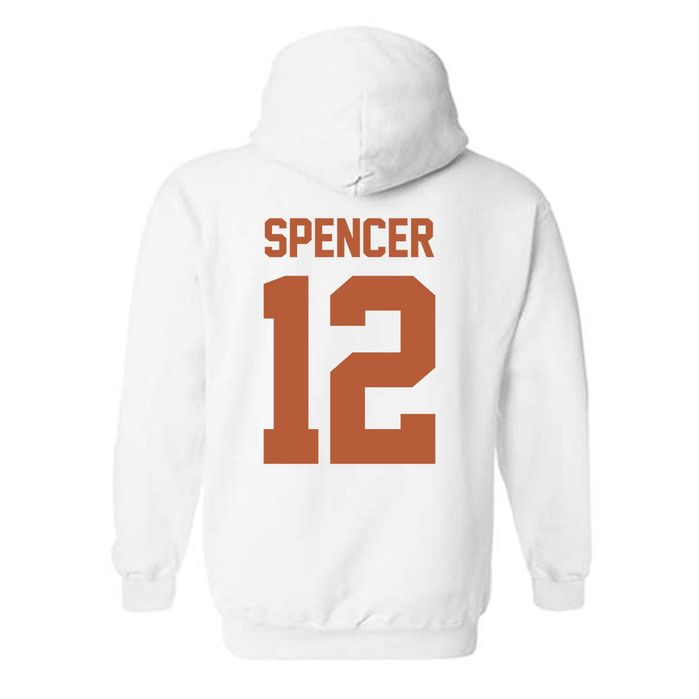 Texas - NCAA Baseball : Jared Spencer - Classic Shersey Hooded Sweatshirt-1