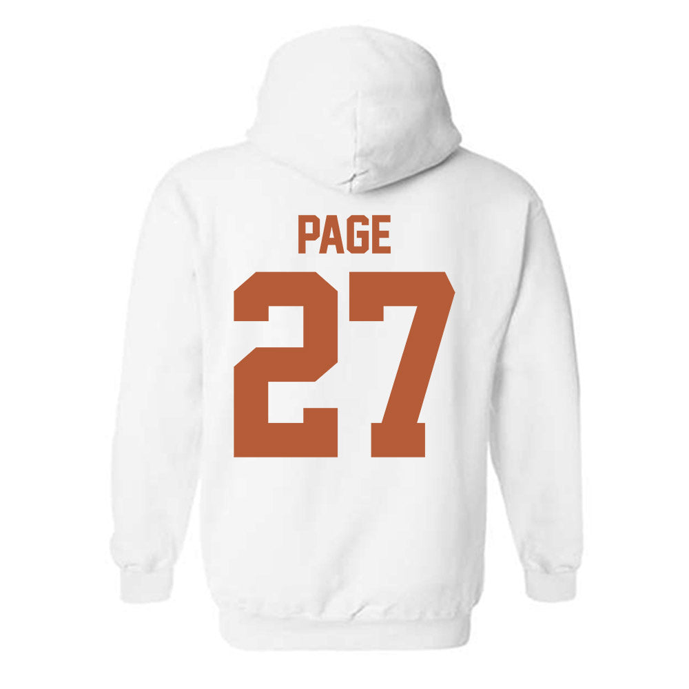 Texas - NCAA Football : Colin Page - Classic Shersey Hooded Sweatshirt