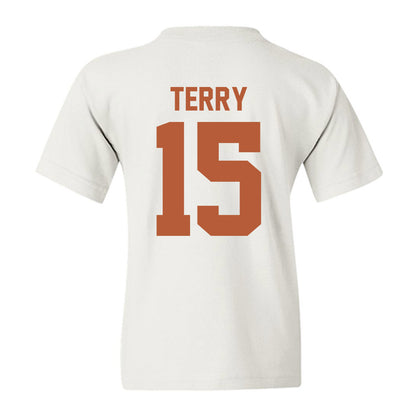 Texas - NCAA Football : Justus Terry - Classic Shersey Youth T-Shirt-1