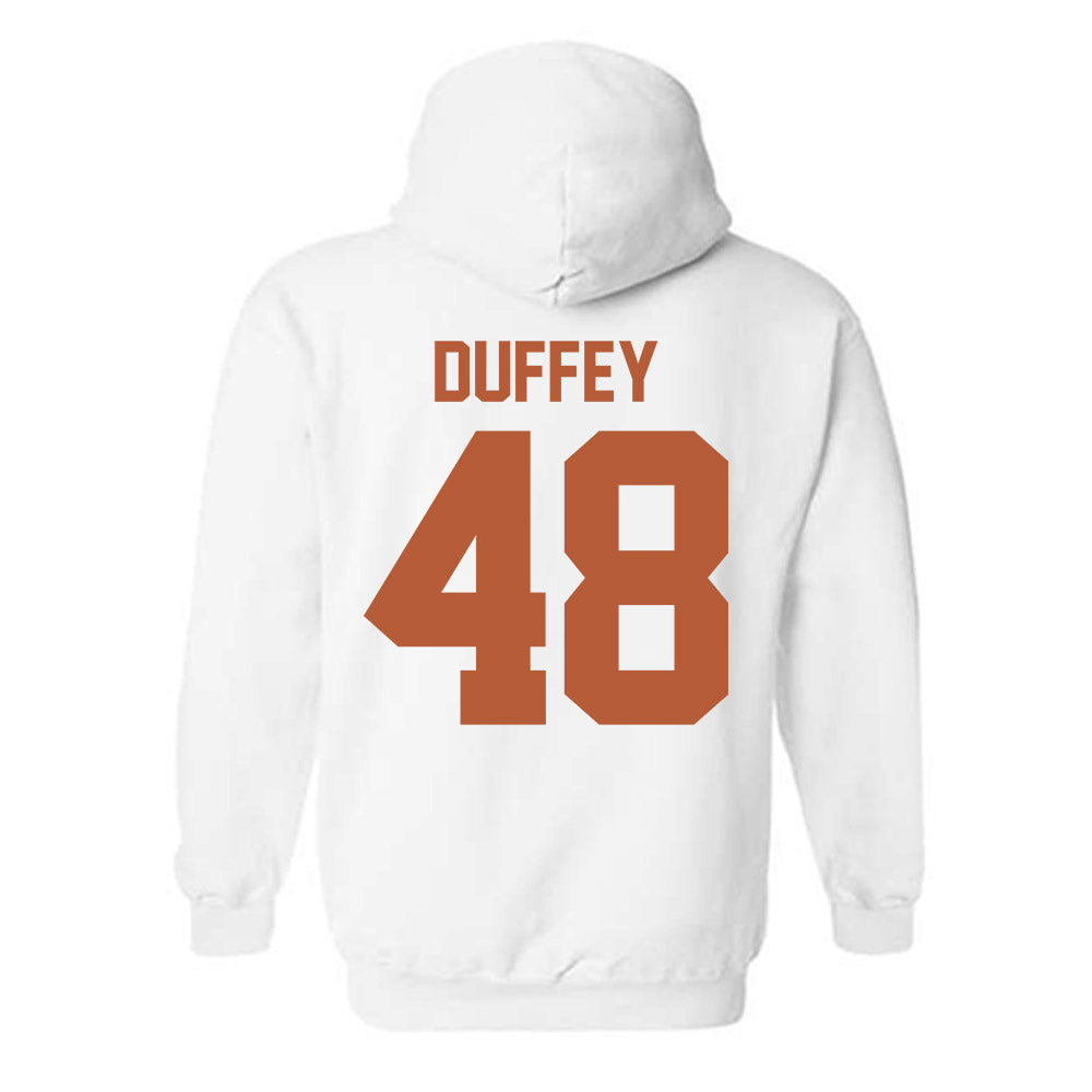 Texas - NCAA Football : Jackson Duffey - Classic Shersey Hooded Sweatshirt-1