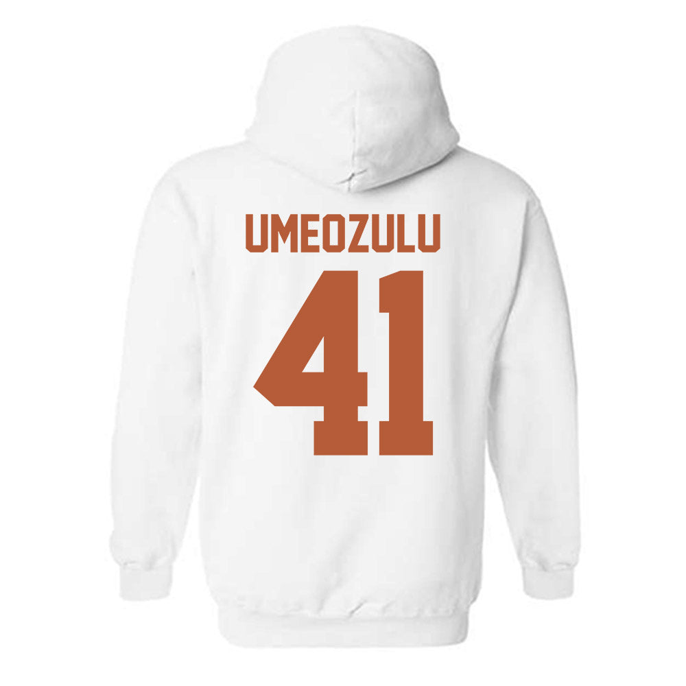 Texas - NCAA Football : Ziky Umeozulu - Classic Shersey Hooded Sweatshirt