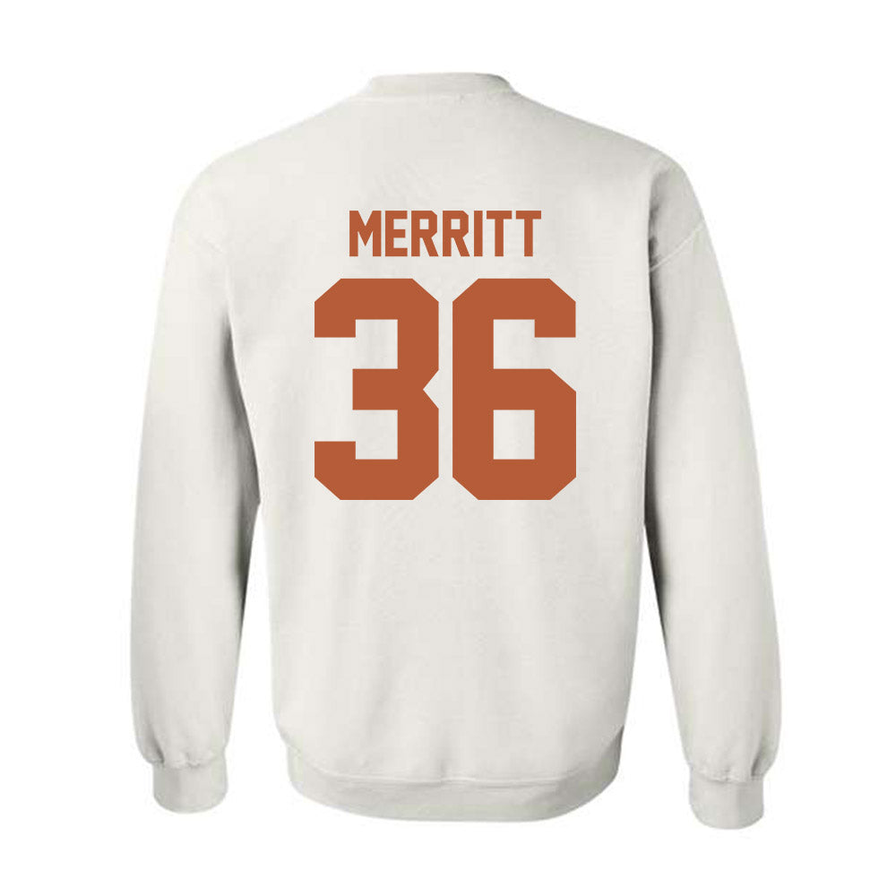 Texas - NCAA Football : Quinn Merritt - Classic Shersey Crewneck Sweatshirt