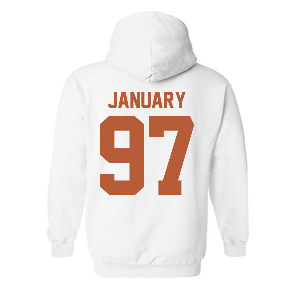 Texas - NCAA Football : Alex January - Classic Shersey Hooded Sweatshirt