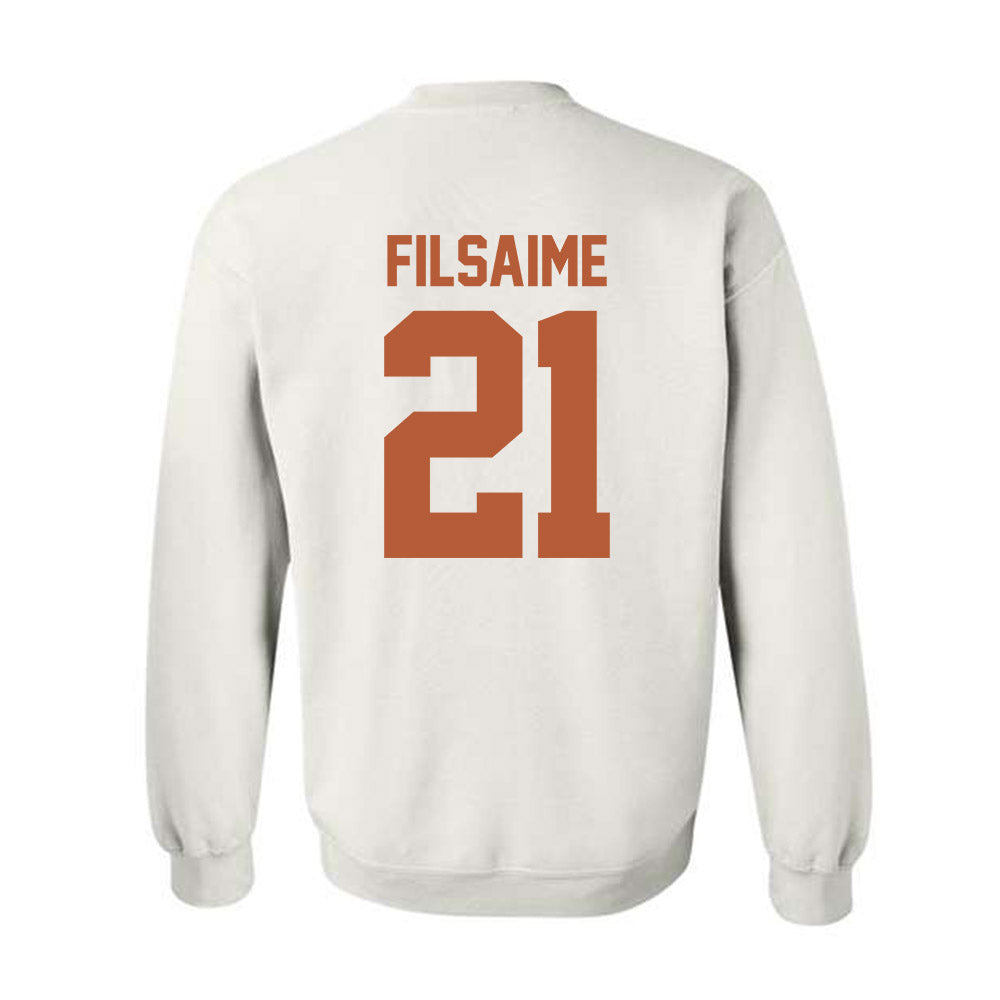 Texas - NCAA Football : Xavier Filsaime - Classic Shersey Crewneck Sweatshirt