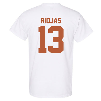 Texas - NCAA Baseball : Ruger Riojas - Classic Shersey T-Shirt-1