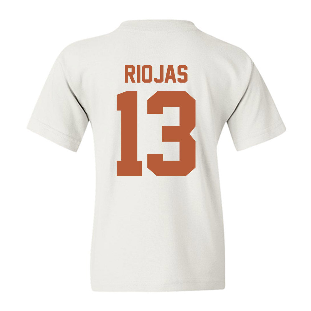 Texas - NCAA Baseball : Ruger Riojas - Classic Shersey Youth T-Shirt-1