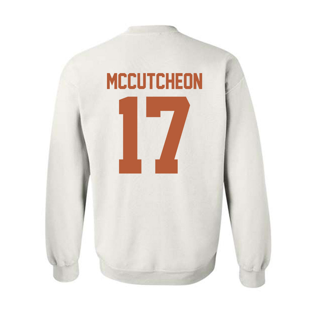 Texas - NCAA Football : Daylan Mccutcheon - Classic Shersey Crewneck Sweatshirt-1