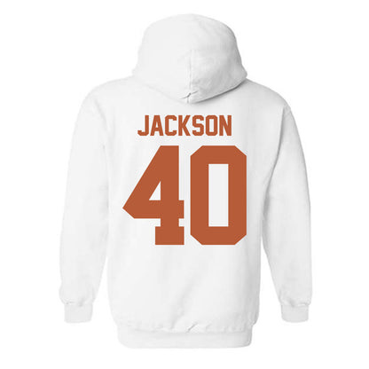 Texas - NCAA Football : Lance Jackson - Classic Shersey Hooded Sweatshirt-1