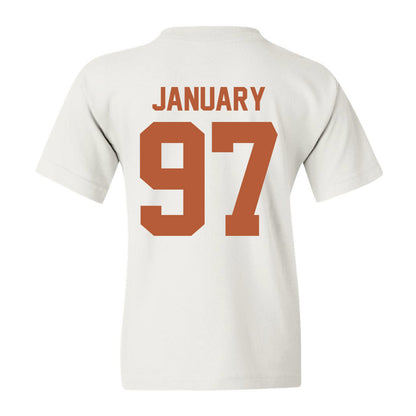 Texas - NCAA Football : Alex January - Classic Shersey Youth T-Shirt