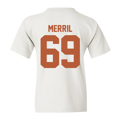 Texas - NCAA Football : Max Merril - Classic Shersey Youth T-Shirt