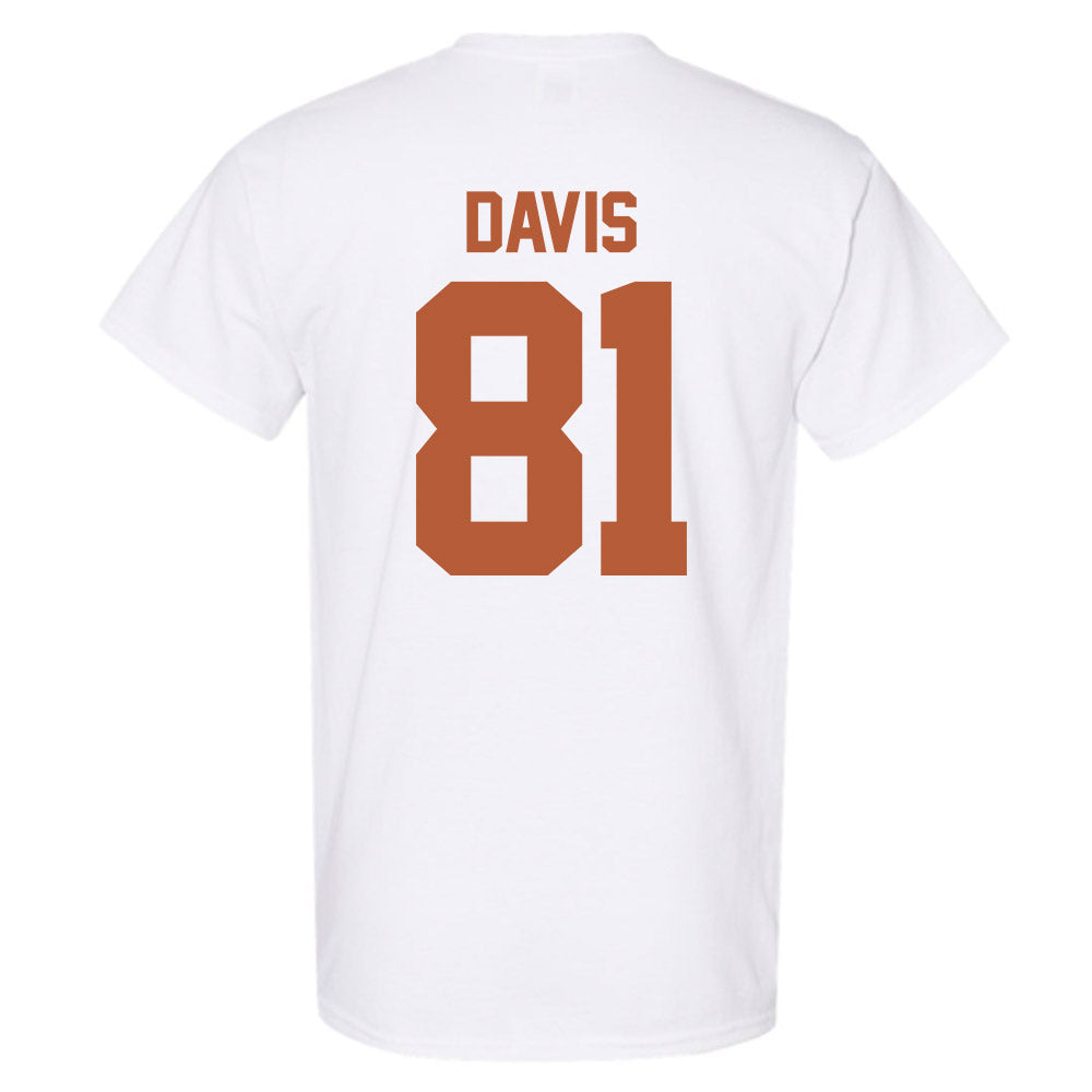 Texas - NCAA Football : Juan Davis - Classic Shersey T-Shirt