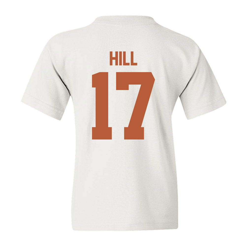 Texas - NCAA Baseball : Will Hill - Classic Shersey Youth T-Shirt-1