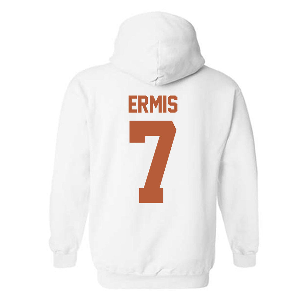 Texas - NCAA Baseball : Andrew Ermis - Classic Shersey Hooded Sweatshirt-1