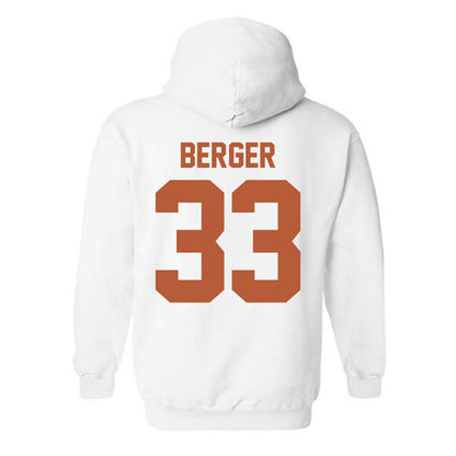 Texas - NCAA Football : Carson Berger - Classic Shersey Hooded Sweatshirt-1