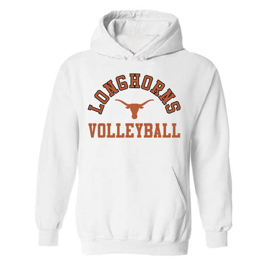 Texas - NCAA Women's Volleyball : Abby Vander Wal - Classic Shersey Hooded Sweatshirt-0