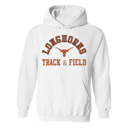 Texas - NCAA Men's Track & Field : John Rutledge - Classic Shersey Hooded Sweatshirt-0