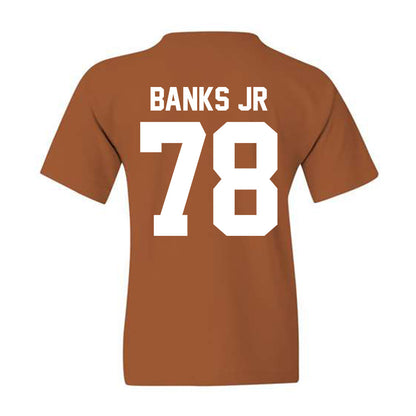 Texas - NCAA Football : Kelvin Banks Jr - Classic Shersey Youth T-Shirt