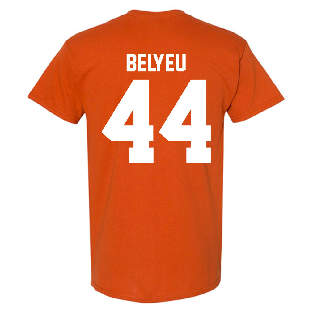 Texas - NCAA Baseball : Max Belyeu - Classic Shersey T-Shirt