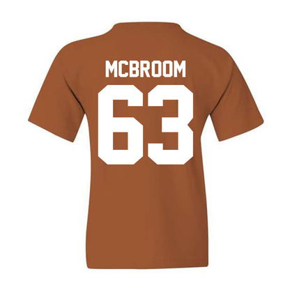 Texas - NCAA Football : Rick Mcbroom - Classic Shersey Youth T-Shirt