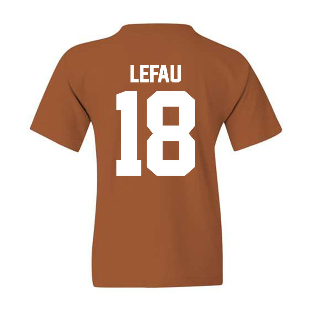 Texas - NCAA Football : Liona Lefau - Classic Shersey Youth T-Shirt