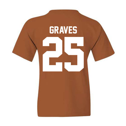 Texas - NCAA Women's Basketball : Sarah Graves - Classic Shersey Youth T-Shirt