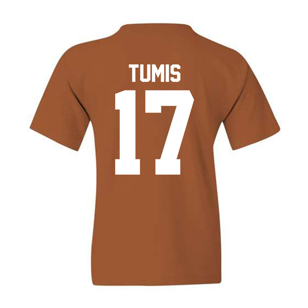 Texas - NCAA Baseball : Easton Tumis - Classic Shersey Youth T-Shirt