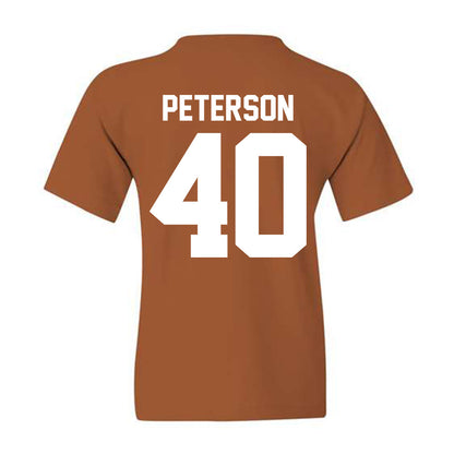 Texas - NCAA Baseball : Blake Peterson - Classic Shersey Youth T-Shirt