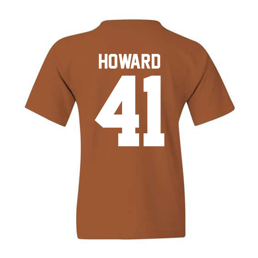 Texas - NCAA Baseball : Cody Howard - Classic Shersey Youth T-Shirt