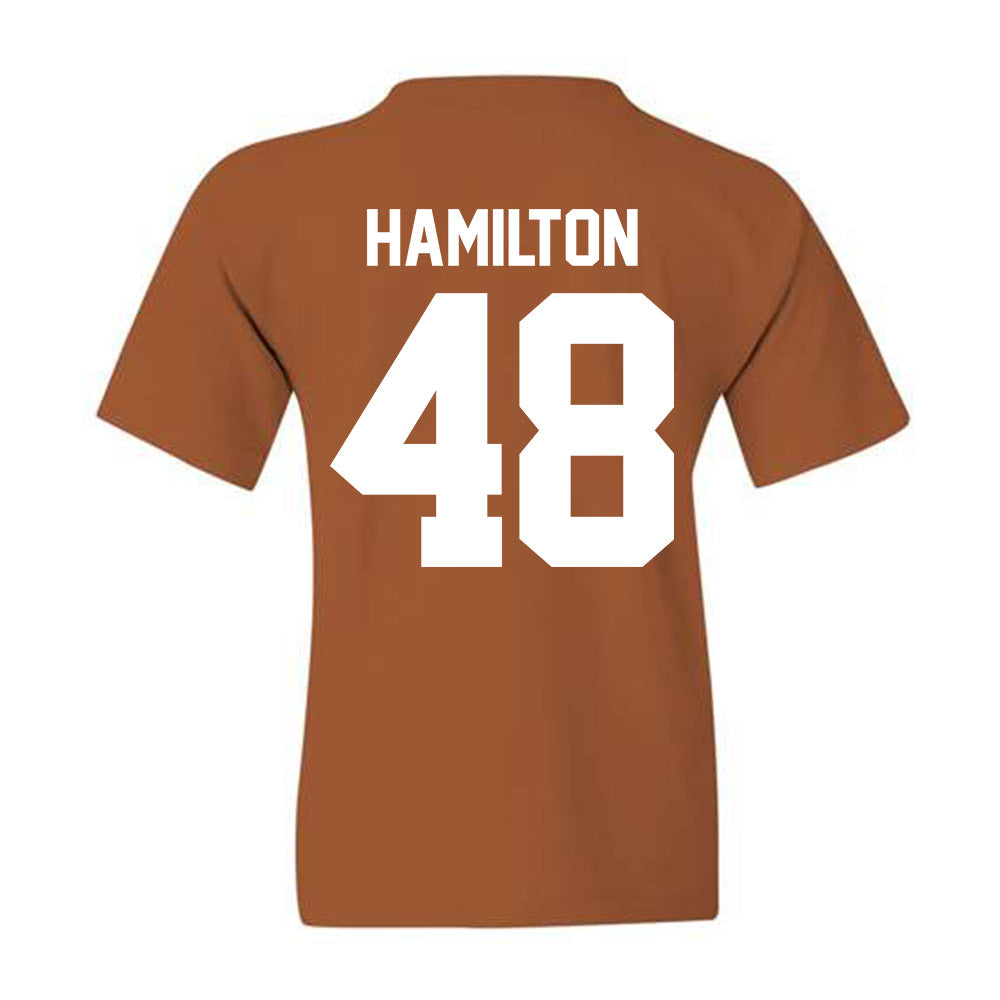 Texas - NCAA Baseball : Hudson Hamilton - Classic Shersey Youth T-Shirt