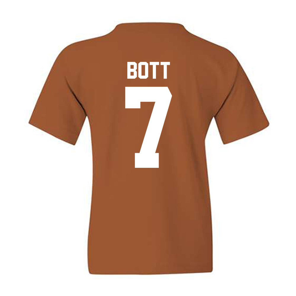 Texas - NCAA Men's Basketball : Cole Bott - Classic Shersey Youth T-Shirt-1