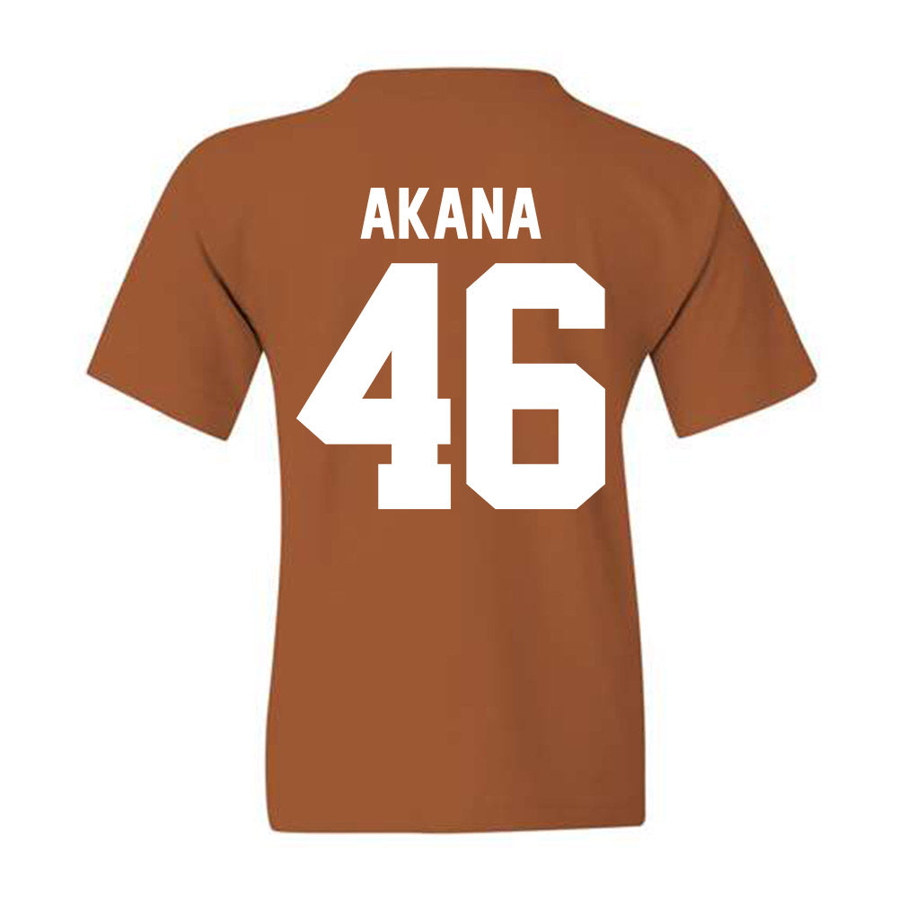 Texas - NCAA Football : Tausili Akana - Classic Shersey Youth T-Shirt