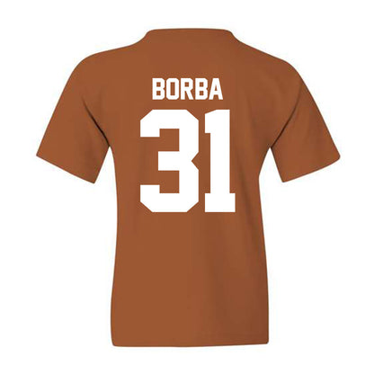 Texas - NCAA Baseball : Casey Borba - Classic Shersey Youth T-Shirt