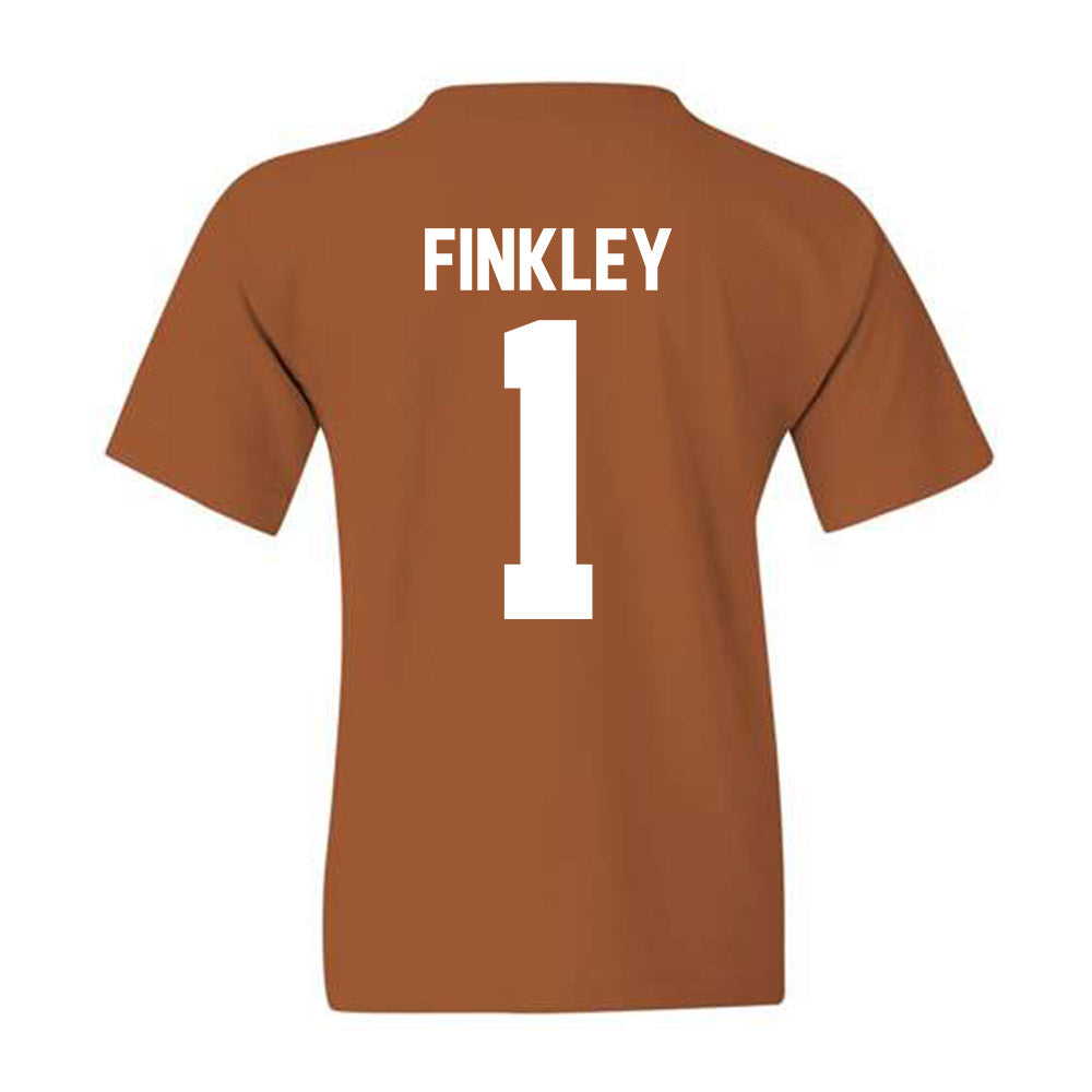 Texas - NCAA Football : Justice Finkley - Classic Shersey Youth T-Shirt