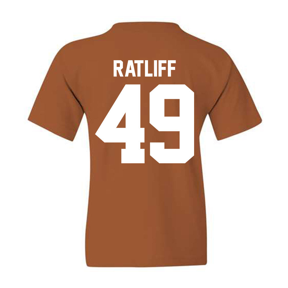 Texas - NCAA Football : Ian Ratliff - Classic Shersey Youth T-Shirt