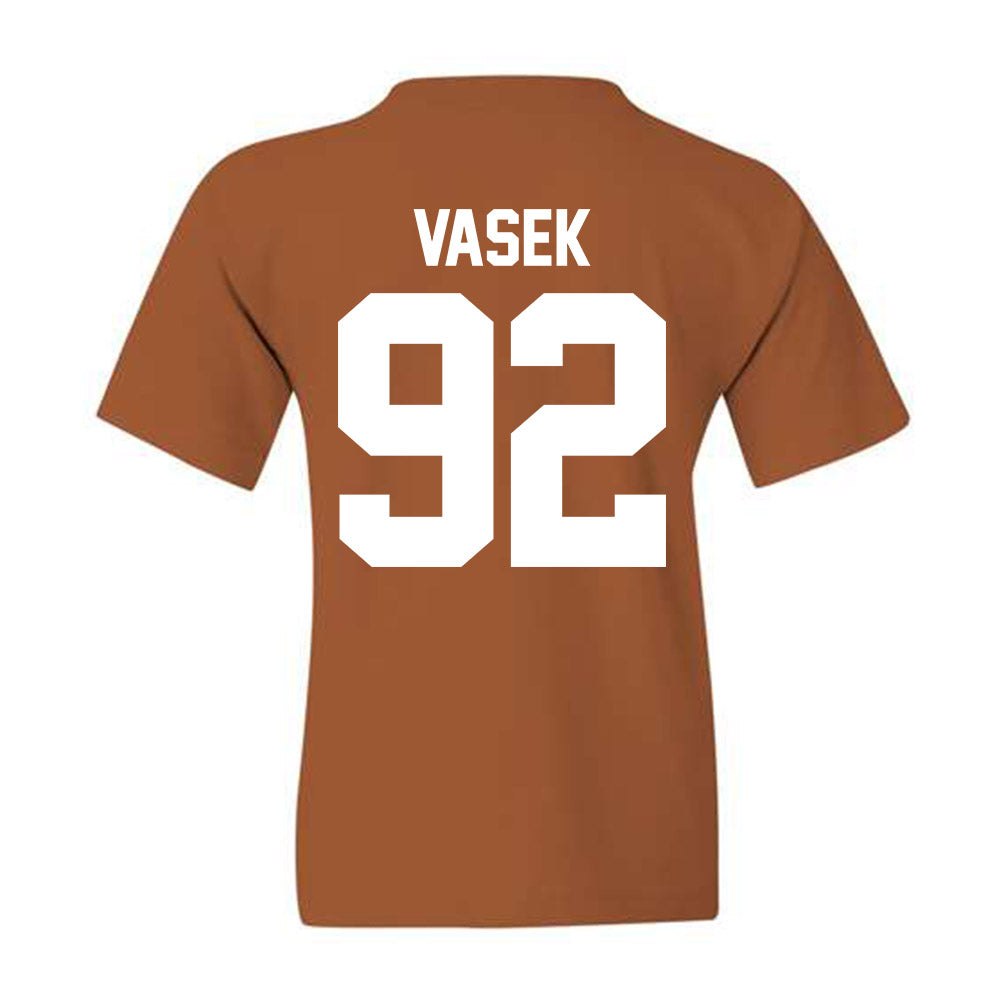 Texas - NCAA Football : Colton Vasek - Classic Shersey Youth T-Shirt