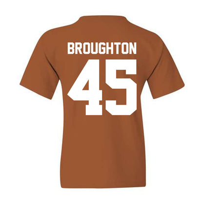 Texas - NCAA Football : Vernon Broughton - Classic Shersey Youth T-Shirt